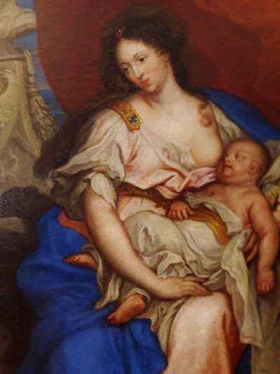 Portrait of Queen Marie Casimire and Her Children by Claude Callot